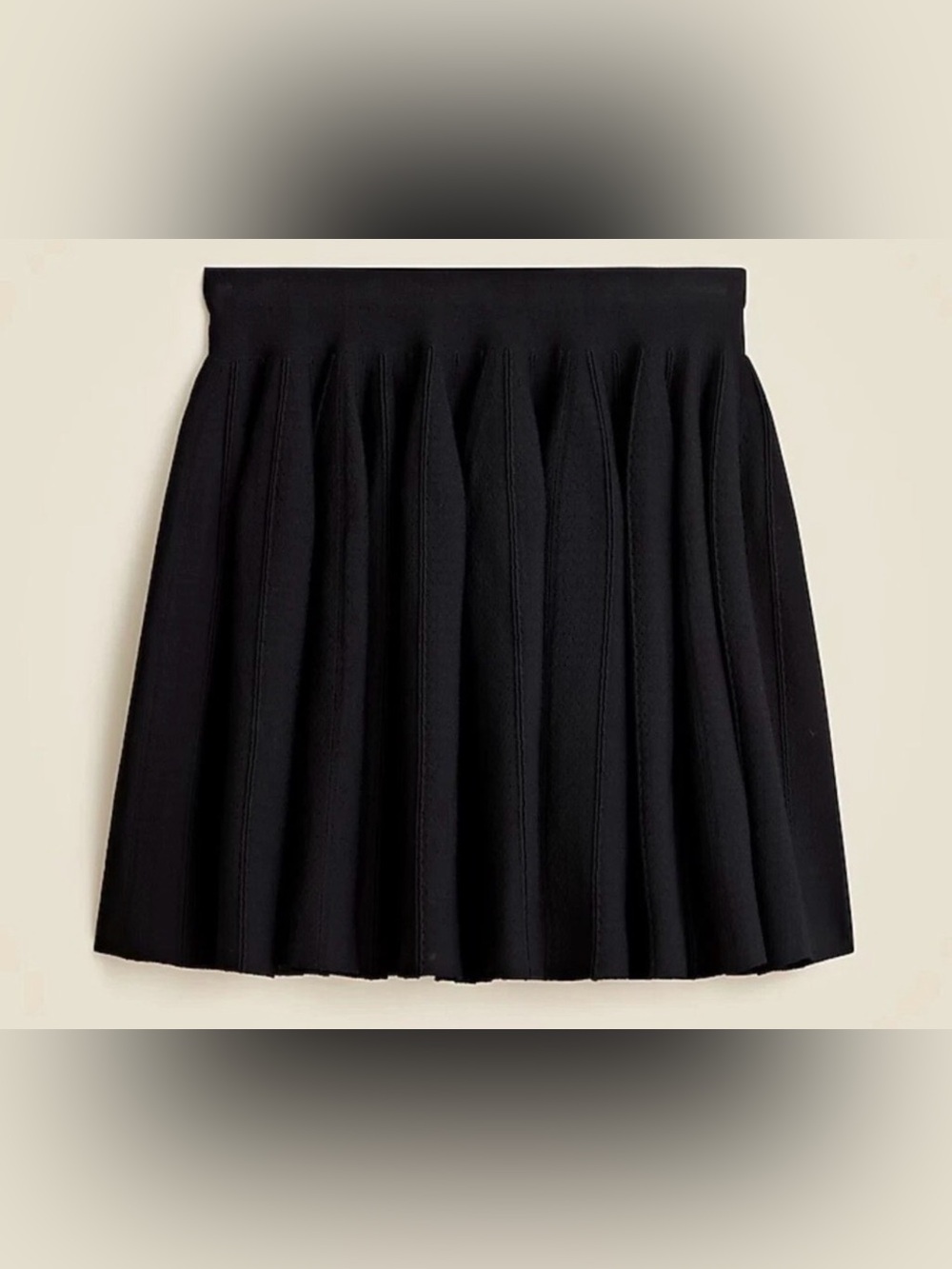 JCrew Flouncy sweater mini skirt